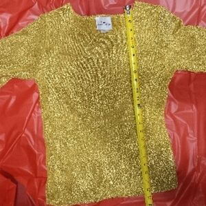 Shimmering Gold Top